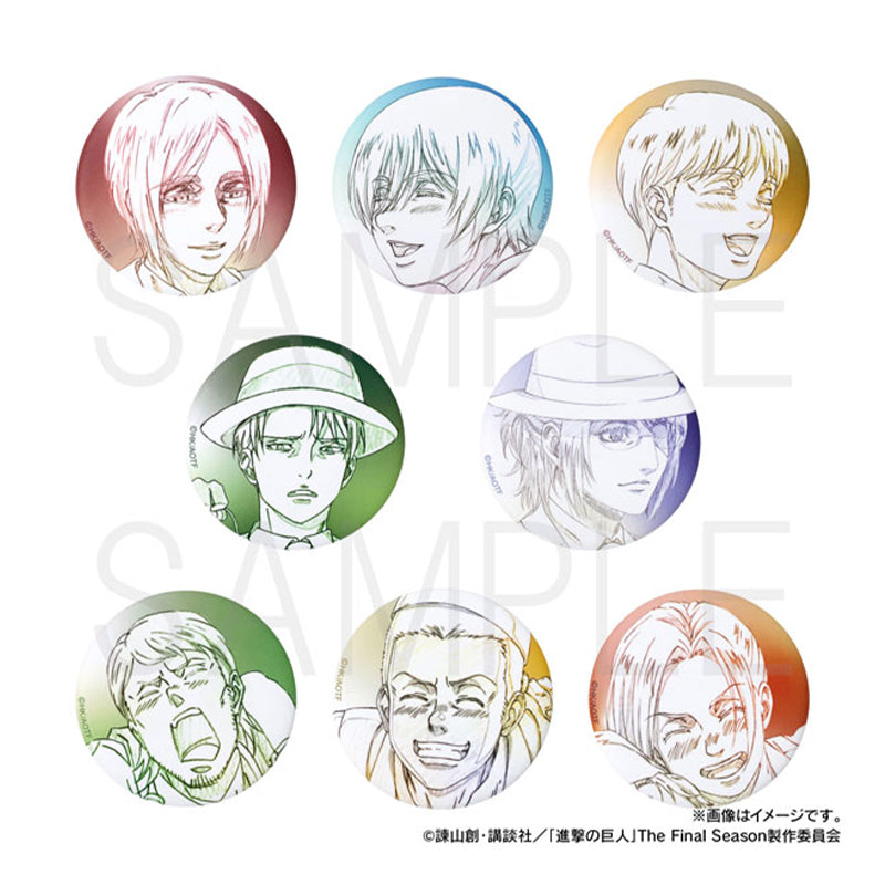 「ATTACK ON TITAN」 Genga Art Can Badge