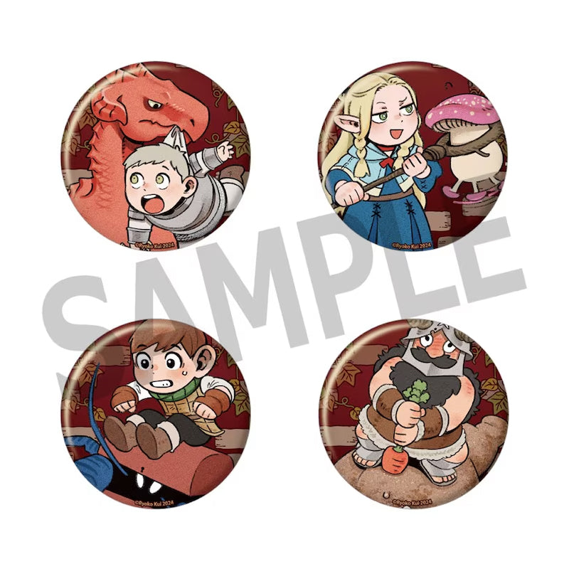 「DELICIOUS IN DUNGEON」 Trading Hologram Can Badge B
