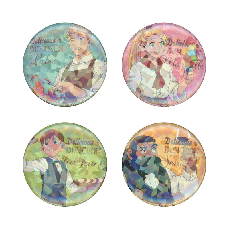 「DELICIOUS IN DUNGEON」 Trading Hologram Can Badge A