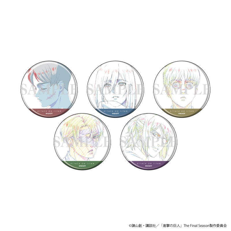 「ATTACK ON TITAN」 The Final Season 03/Genga Art Can Badge