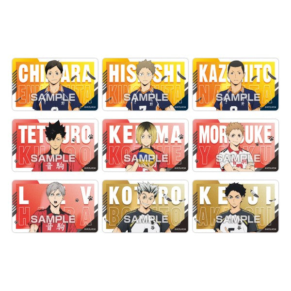 「HAIKYUU!!」 Deco Sticker Collection Vol.4