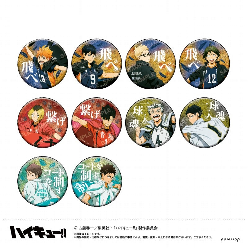 「HAIKYUU!!」 Banner Copyright Can Badge Vol.1