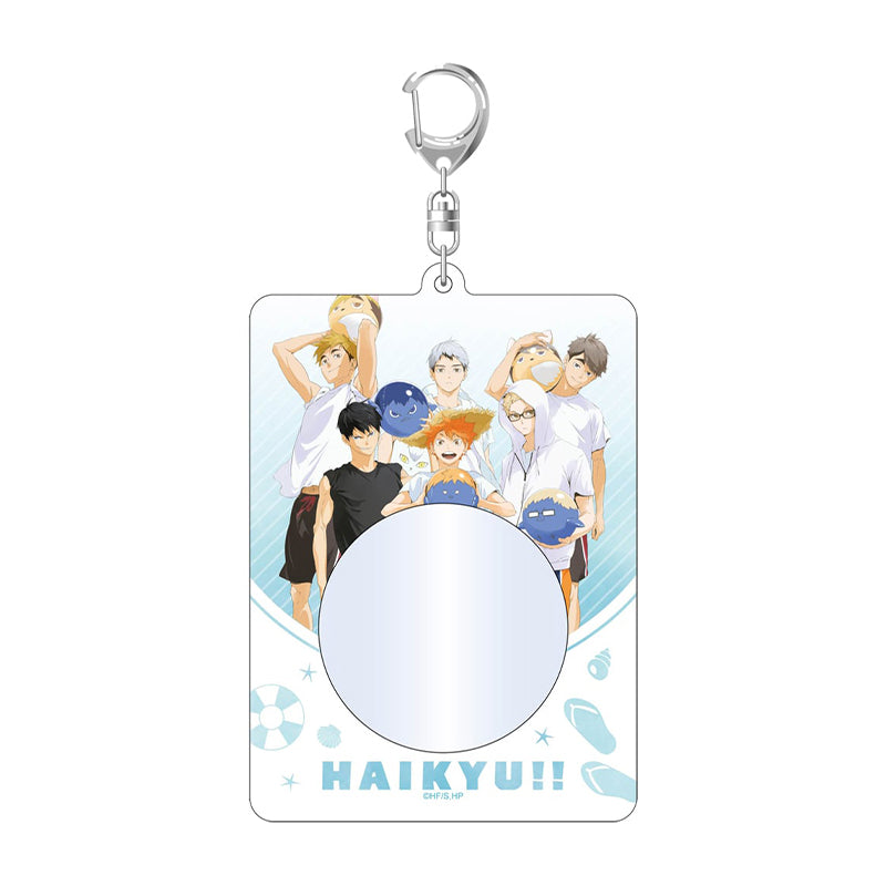 「HAIKYUU!!」 Trading Hologram Can Badge Beach Ball ver.