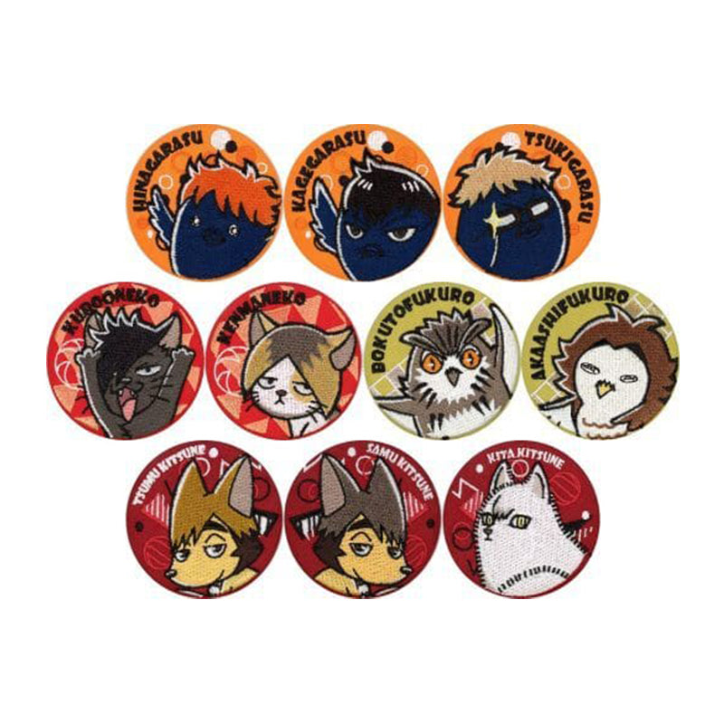 「HAIKYUU!!」 Embroidery Can Badge Collection