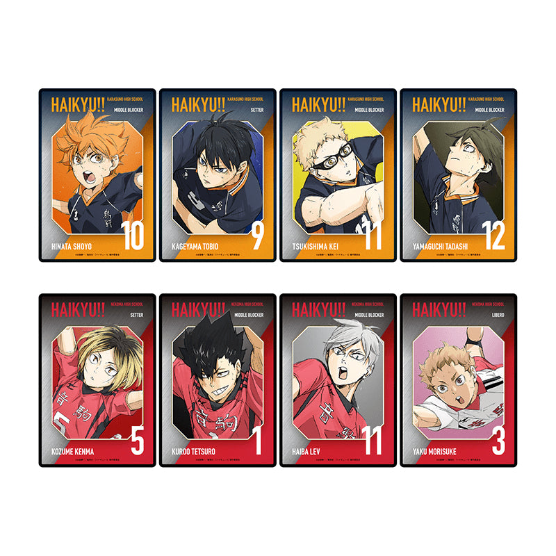 「HAIKYUU!!」 Trading Clear Art Cards Theater Edition Action Visuals