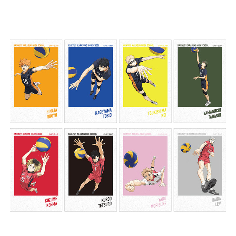 「HAIKYUU!!」 Trading Art Stickers Theater Edition Action Visuals