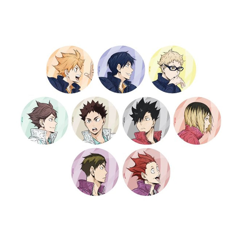 「HAIKYUU!!」 Nationwide Expedition Newly Drawn Visual Trading Can Badge