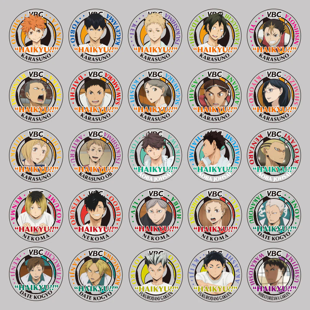 「HAIKYUU!!」 VBC Acrylic Badge Collection