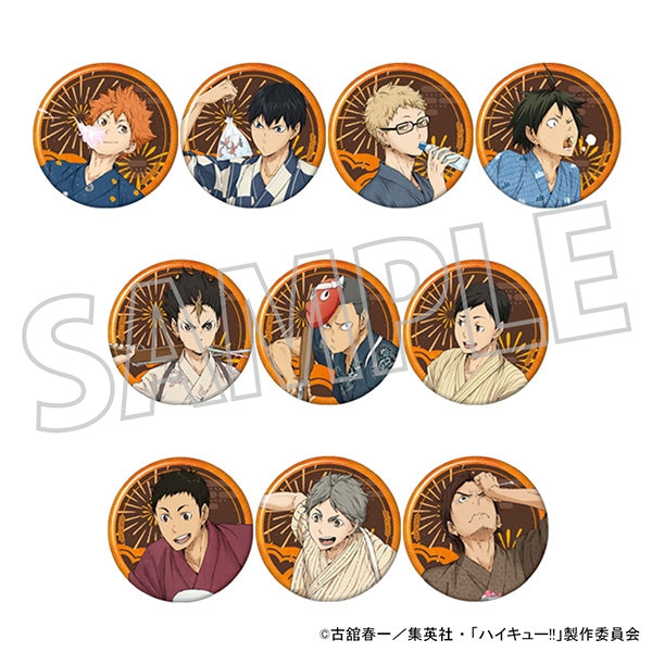 「HAIKYUU!!」 Japanese Paper-Style Can Badge Collection / Karasuno