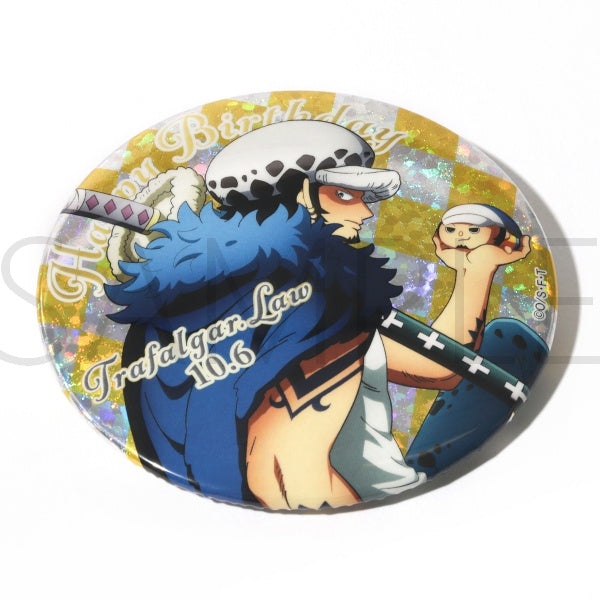 「ONE PIECE」 HBD Hologram Can Badge – Trafalgar Law (10.6)
