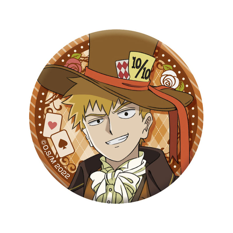 「MOB PSYCHO 100 III」 New Illustration Can Badge Collection "Alice in Wonderland Ver."