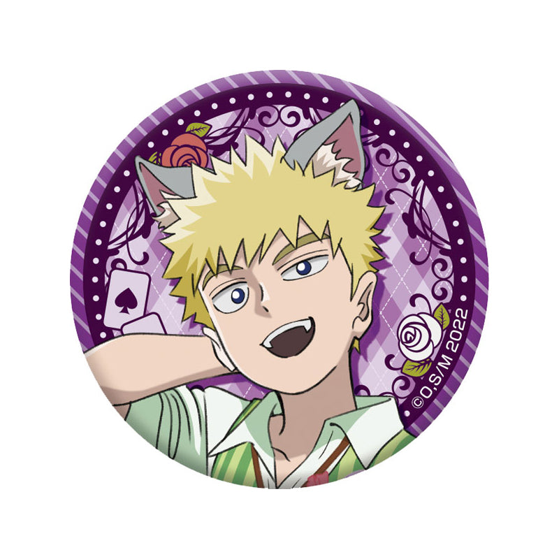 「MOB PSYCHO 100 III」 New Illustration Can Badge Collection "Alice in Wonderland Ver."
