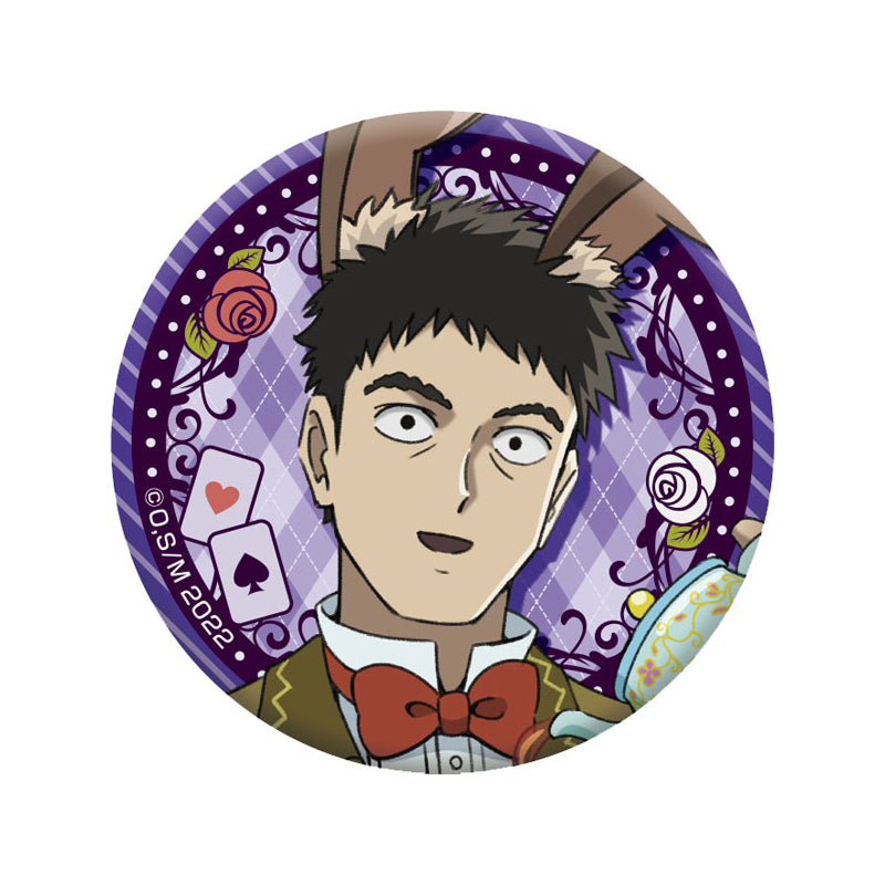 「MOB PSYCHO 100 III」 New Illustration Can Badge Collection "Alice in Wonderland Ver."
