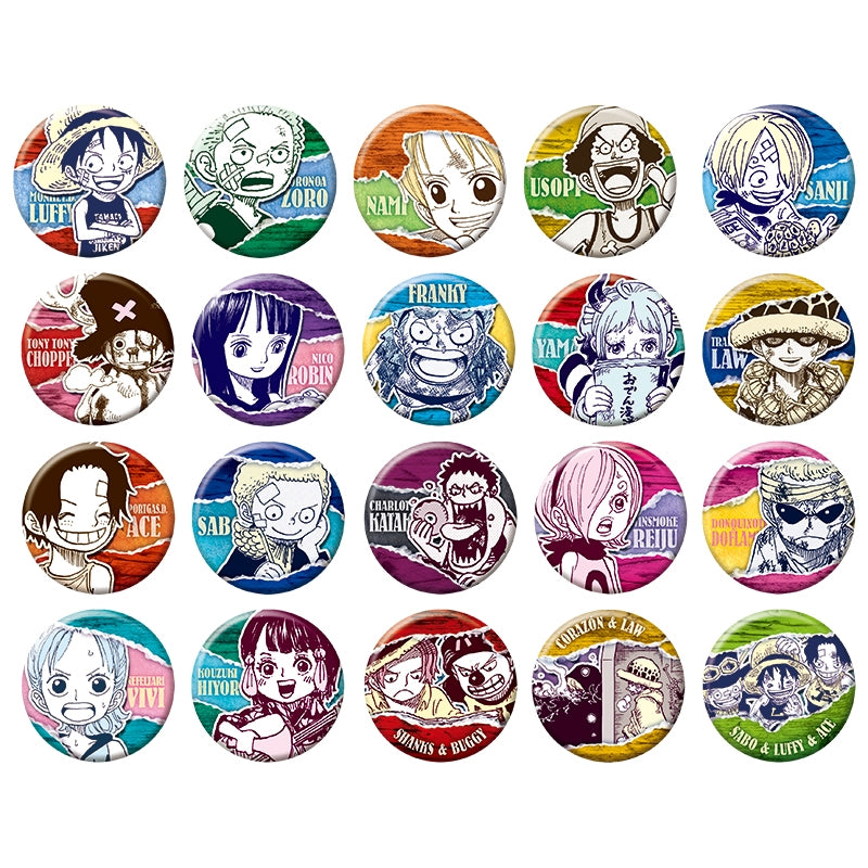 「ONE PIECE」 Collection Can Badge 「Childhood」 2nd Edition