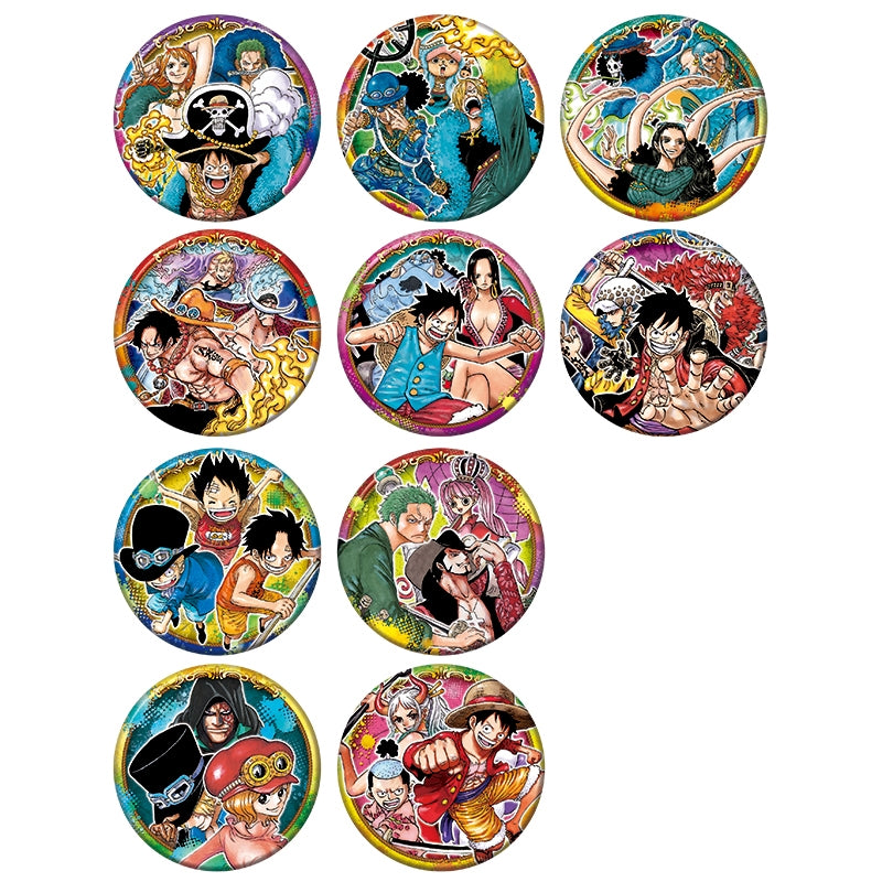 「ONE PIECE」 Collection Can Badge BIG Strongest Trio Version