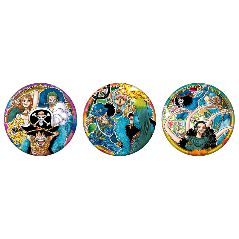 「ONE PIECE」 Collection Can Badge BIG Strongest Trio Version