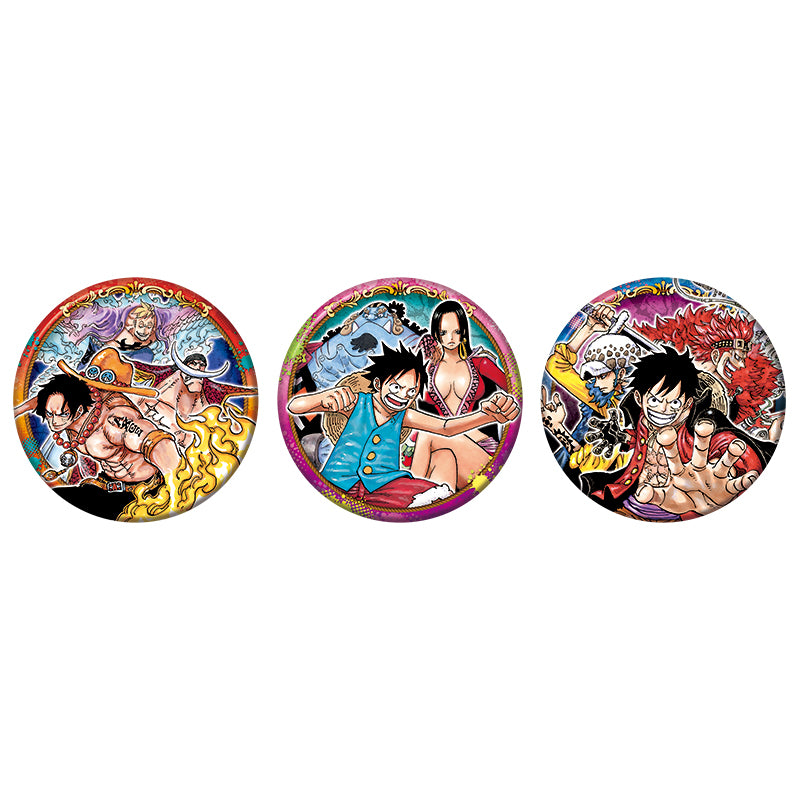 「ONE PIECE」 Collection Can Badge BIG Strongest Trio Version
