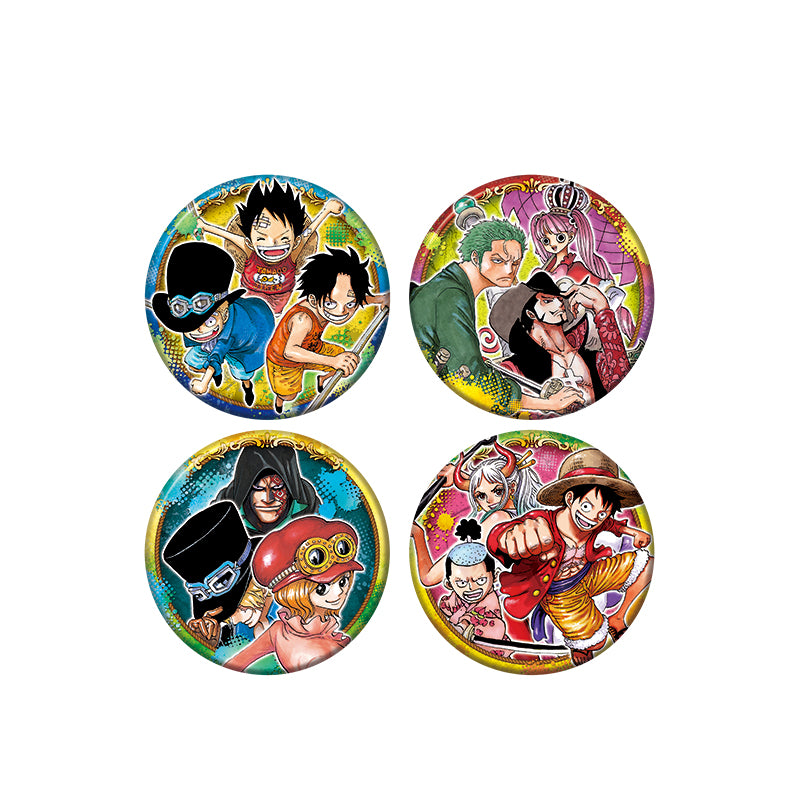 「ONE PIECE」 Collection Can Badge BIG Strongest Trio Version