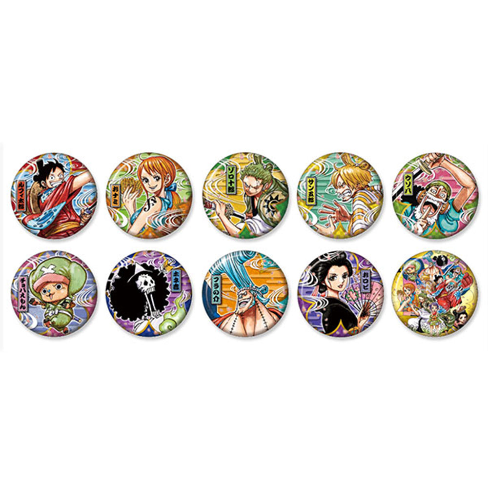 「ONE PIECE」 Collection Can Badge "HEROES" Wano Country Version