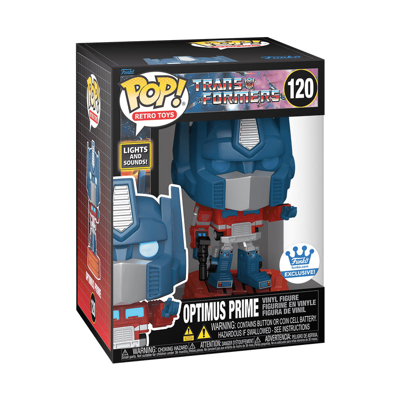 FUNKO POP! Retro Toys Transformers 「LIGHTS AND SOUNDS OPTIMUS PRIME」