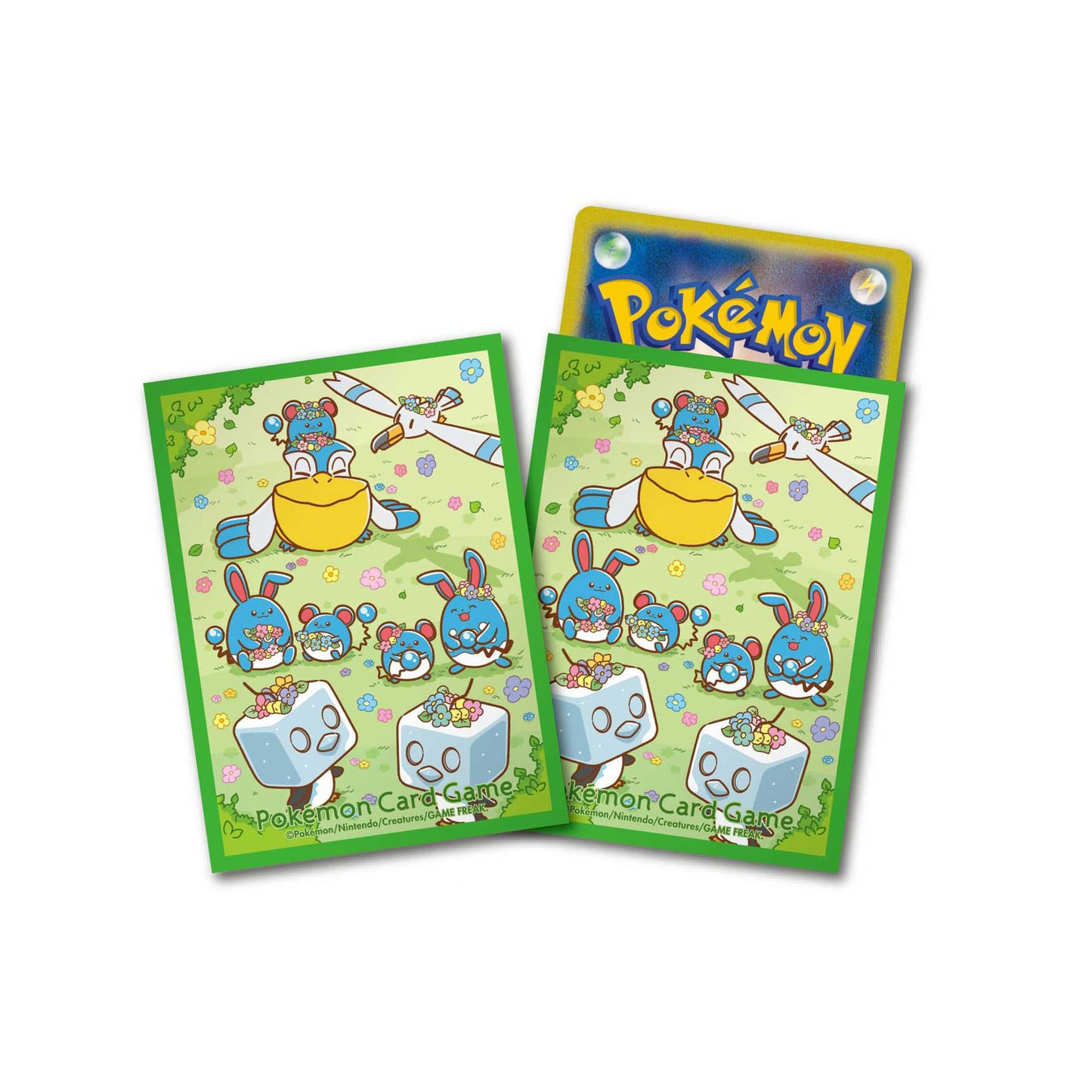 Pokémon Card Game Sleeves 「FLOWER CROWN MARILL」