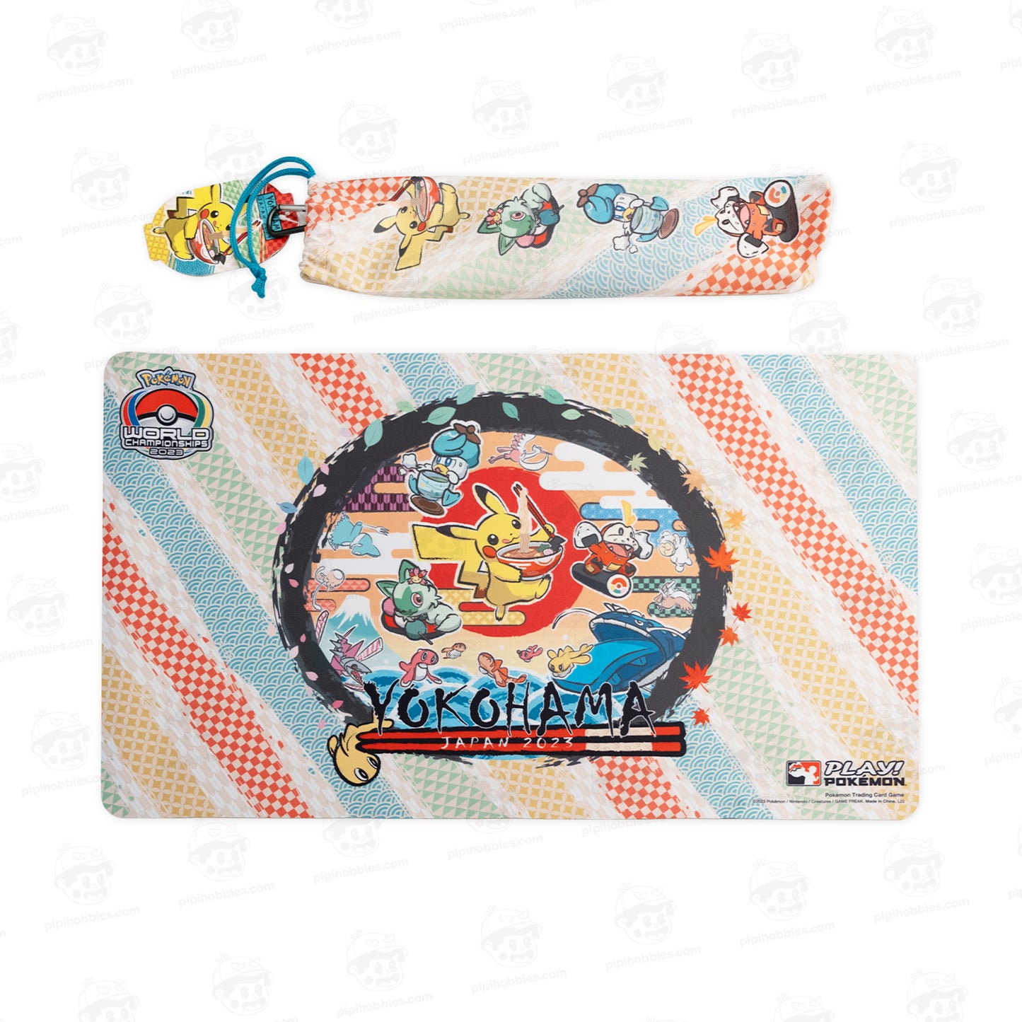 Pokémon Yokohama World Championships 2023 Play Mat 「SPRIGATITO, FUECOCO & QUAXLY」