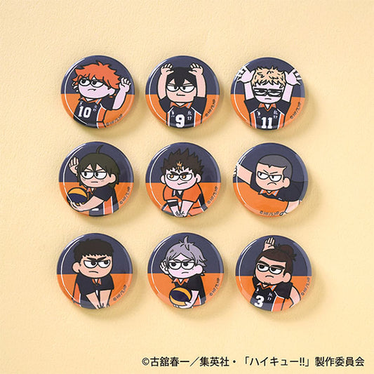 ｢HAIKYUU!!｣ Jirori TD Tin Badge Game ver. Karasuno High School
