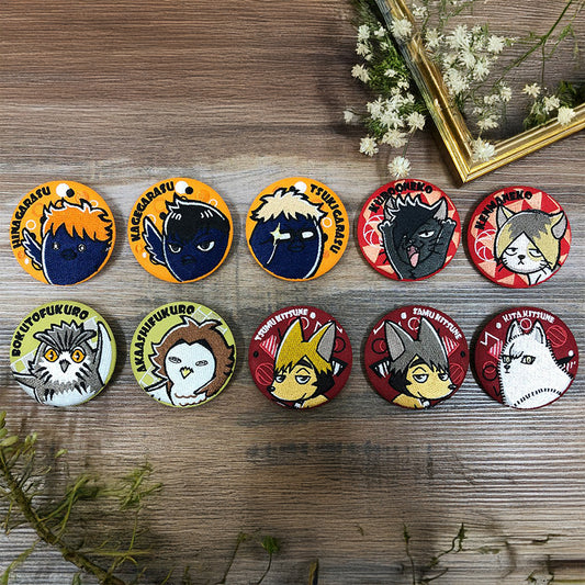 ｢HAIKYUU!!｣ Embroidery Can Badge Collection