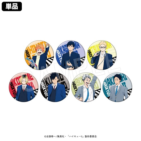 ｢HAIKYUU!!｣ Trading Holographic Can Badges - Tokyu Version (Half-Body Illustration)