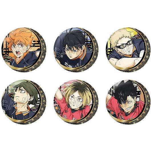 ｢HAIKYUU!!｣ Kirie Series Vol.5 – Gilded Japanese Paper Can Badge